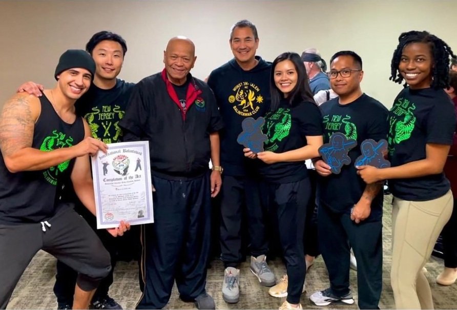 New Jersey Balintawak practitioners with Grandmaster Bobby Taboada after a Completion of the Art test